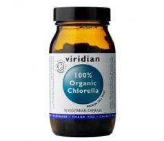 VIRIDIAN nutrition 100% Organic Chlorella 90 kapslí