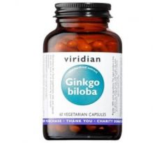 VIRIDIAN nutrition Ginkgo Biloba 60 kapslí