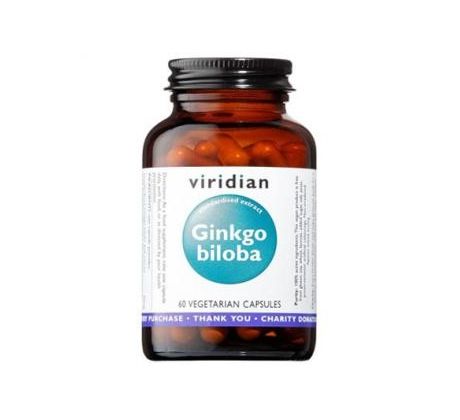 VIRIDIAN nutrition Ginkgo Biloba 60 kapslí