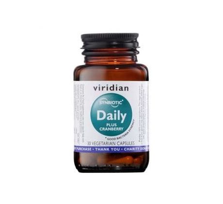 VIRIDIAN nutrition Synbiotic Daily + Cranberry 30 kapslí