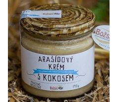 Božské oříšky Arašídový krém s kokosem 190g
