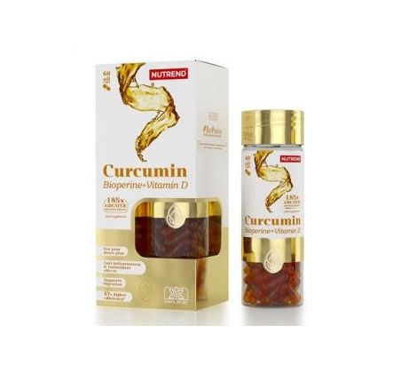 Nutrend Curcumin + Bioperine + Vitamin D  60 kapslí