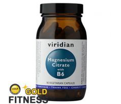 VIRIDIAN nutrition Magnesium Citrate with B6 90 kapslí