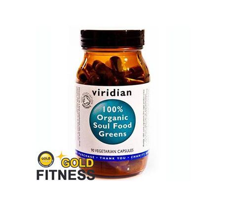 VIRIDIAN nutrition Organic Super Greens 90 kapslí