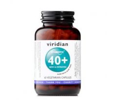 VIRIDIAN nutrition Synbiotic 40+ 60 kapslí