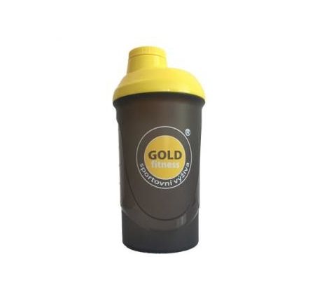 Goldfitness.cz Šejkr Goldfitness černý 600ml.