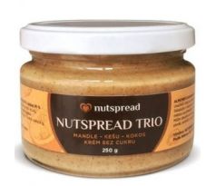 Nutspread TRIO oříškový krém mandle - kešu - kokos 250g