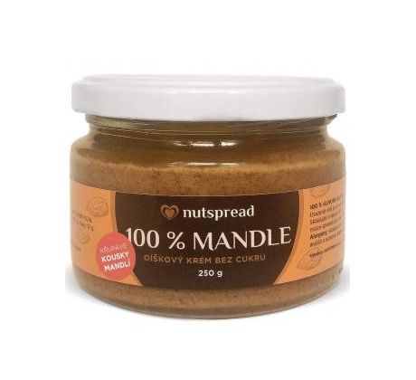 Nutspread 100% Mandlové máslo crunchy 250g