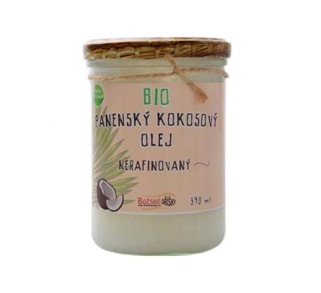 Božské oříšky BIO Panenský Kokosový olej 390 ml