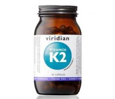 VIRIDIAN nutrition Vitamin K2 90 kapslí