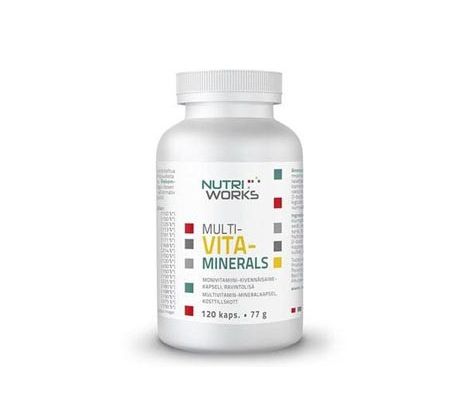 NutriWorks Multivitaminerals 120 kapslí