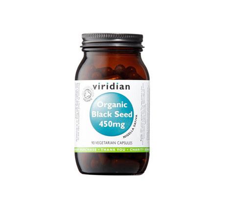 VIRIDIAN nutrition Organic Black Seed 450mg 90 kapslí