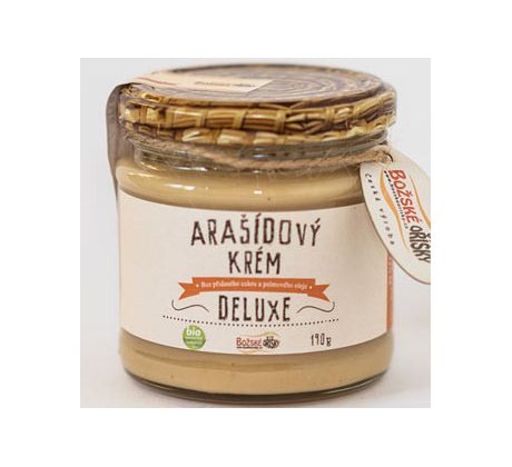 Božské oříšky Arašídový krém Deluxe 190g