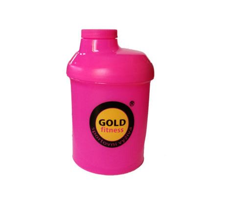 Goldfitness.cz Šejkr Goldfitness růžový 300ml.