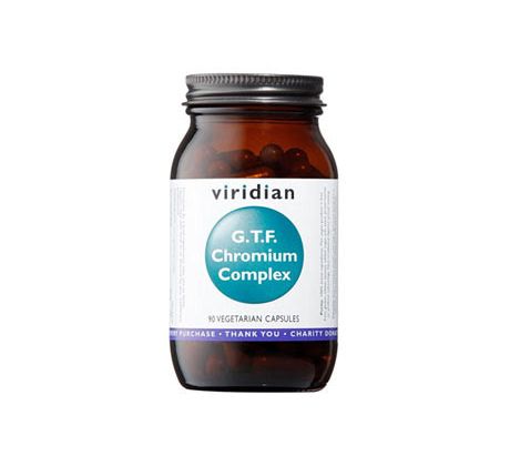 VIRIDIAN nutrition G.T.F. Chromium Complex 90 kapslí