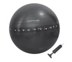 Tunturi Gymnastický míč TUNTURI zesílený 65 cm - černý