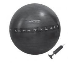 Tunturi Gymnastický míč TUNTURI zesílený 75 cm - černý