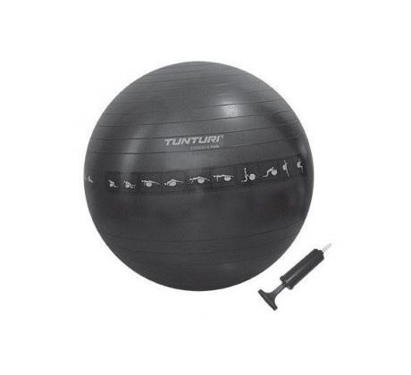 Tunturi Gymnastický míč TUNTURI zesílený 75 cm - černý