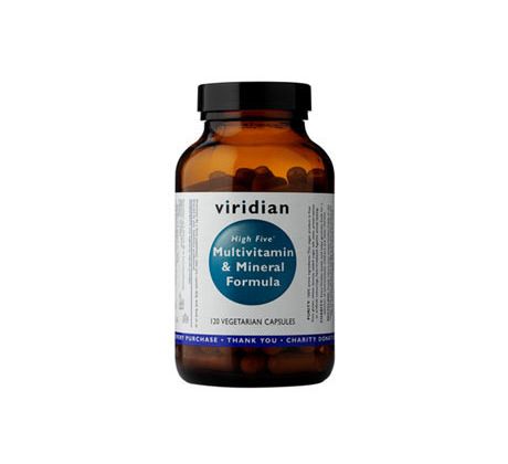 VIRIDIAN nutrition High Five Multivitamin & Mineral Formula 120 kapslí