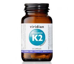 VIRIDIAN nutrition Vitamin K2 30 kapslí