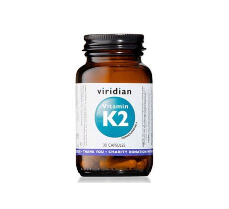VIRIDIAN nutrition Vitamin K2 30 kapslí