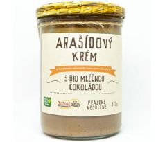 Božské oříšky Arašídový krém s BIO mléčnou čokoládou 390 g