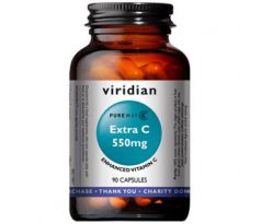 VIRIDIAN nutrition Extra C 550mg 90 kapslí