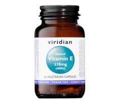 VIRIDIAN nutrition Vitamin E 330mg 400iu 30 kapslí