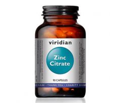 VIRIDIAN nutrition Zinc Citrate 90 kapslí