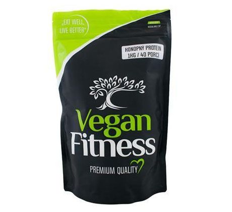 Vegan Fitness 100% RAW Konopný Protein 1kg