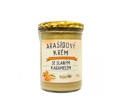 Božské oříšky Arašídový krém se slaným karamelem 390 g