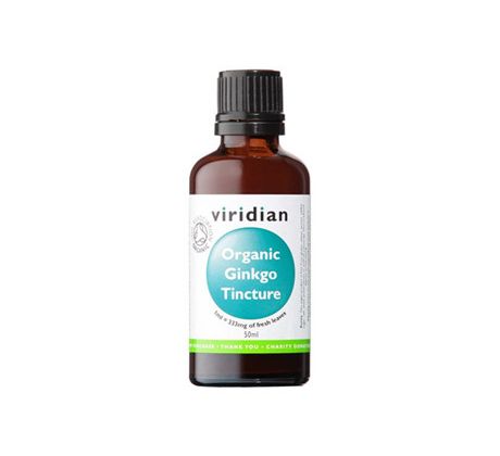 VIRIDIAN nutrition Organic Ginkgo Biloba Tincture 50 ml