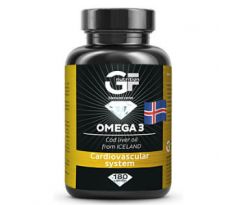 GF nutrition Omega 3 - Cod Liver oil 180 kapslí