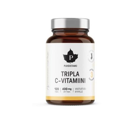 Puhdistamo Triple Vitamin C  120 kapslí