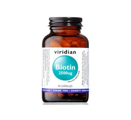 VIRIDIAN nutrition Biotin 2500ug  90 kapslí