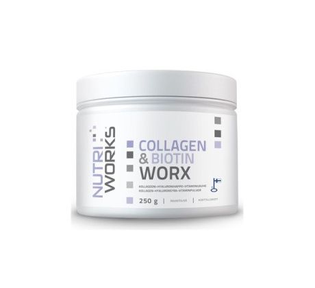 NutriWorks Collagen & Biotin Worx  250 g