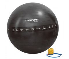 Tunturi Gymnastický míč TUNTURI zesílený  90 cm - černý