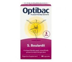 Optibac Saccharomyces Boulardii 80 kapslí