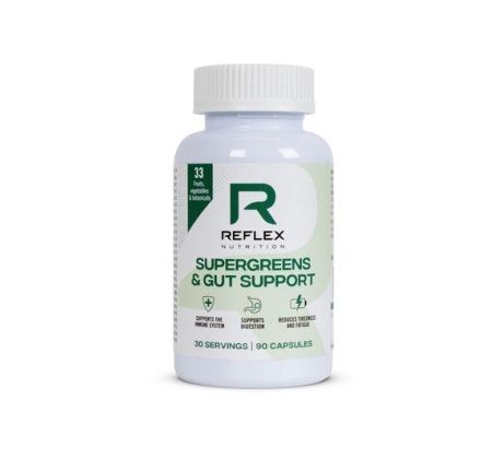 Reflex Nutrition Supergreens & Gut Support 90 kapslí