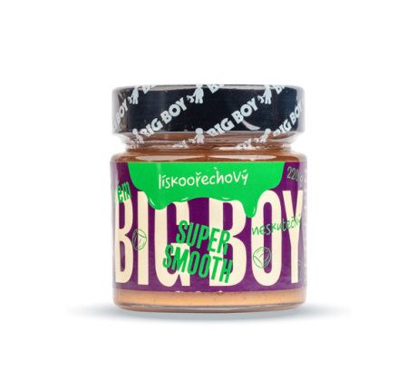 BigBoy Lískoořechový krém super smooth 220 g