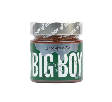 BigBoy Zlatonka zero - Lískový krém s březovým cukrem a kousky křupavých oříšků 220 g