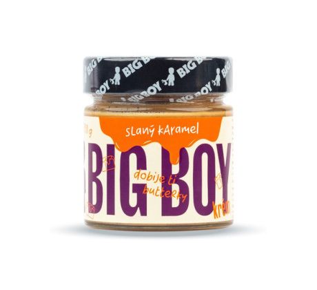 BigBoy Slaný karamel - Arašídový krém s karamelem a himalajskou solí 250 g