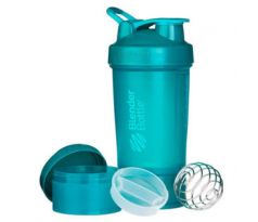 Blender Bottle Šejkr ProStak se zásobníkem 650 ml - oranžový