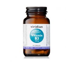 VIRIDIAN nutrition High Potency Vitamin B3 250mg 30 kapslí