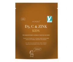 Nordbo Vitamin D3, C & Zink Kids 75 g