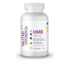 NutriWorks HMB 750mg  90 kapslí