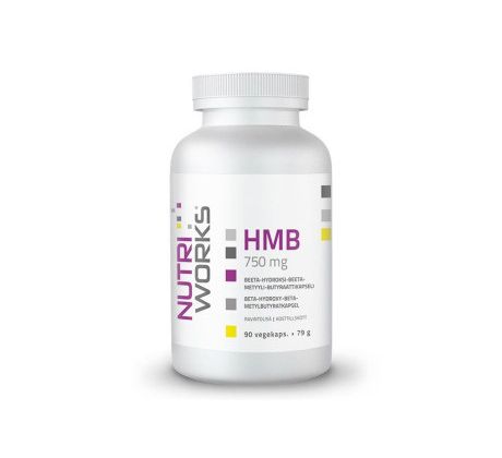 NutriWorks HMB 750mg  90 kapslí