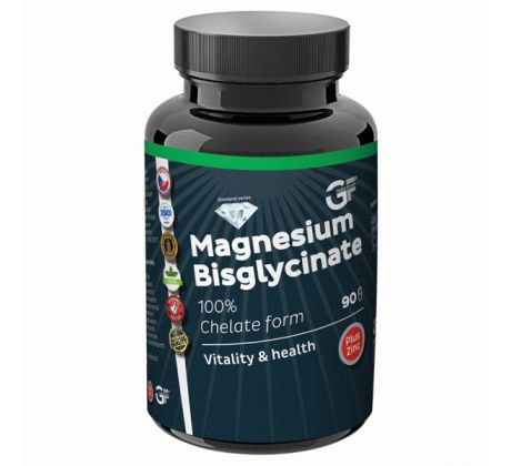 GF nutrition Magnesium Bisglycinate + Zinc 90 kapslí