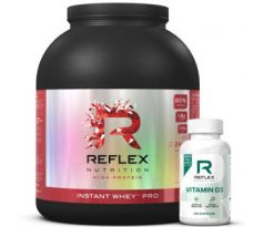 Reflex Nutrition Instant Whey PRO 2,2 kg + Vitamin D3 100 kapslí ZDARMA