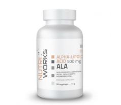 NutriWorks Alpha Lipoic Acid 500 mg 90 kapslí
